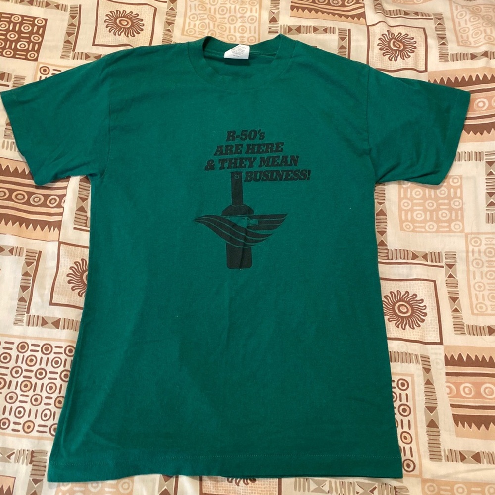 VTG 80s R-50's Rain Bird Lawn Sprinkler T Shirt